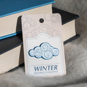 Collect your free* Winter Reading Challenge pin