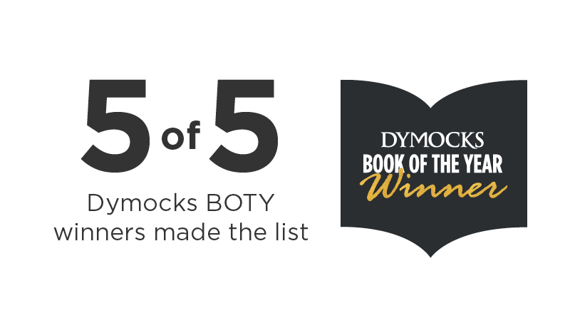 5 of 5 Dymocks Book of the Year winners are in the Top 101 2023